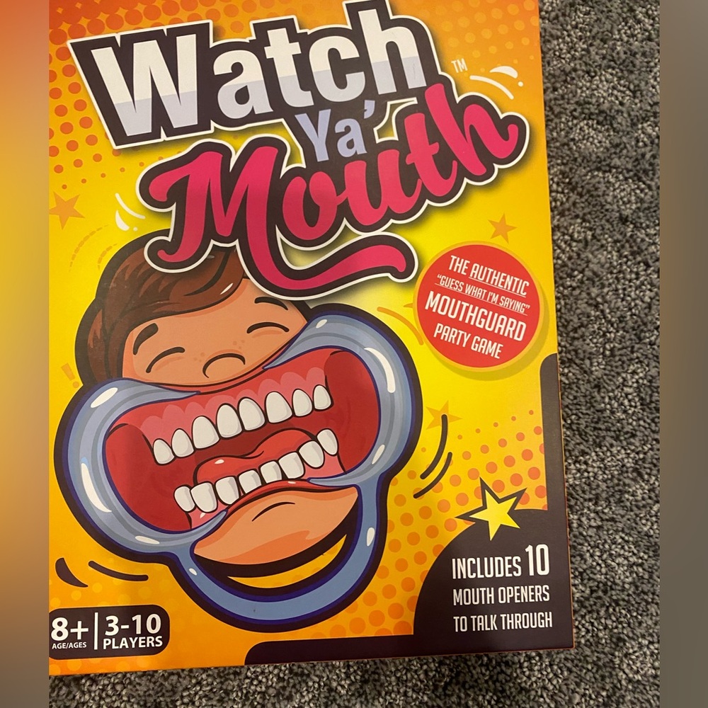 Watch Ya’ Mouth Family Game, 3-10 players